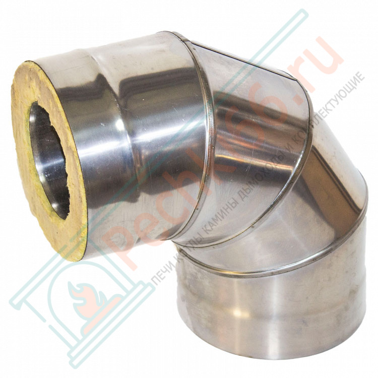 Сэндвич-отвод 90° (НЕРЖ-439/1,0-ОЦИНК/0,5) d-200/280 (УМК)