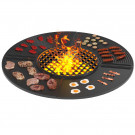 Чугунная гриль плита Gurman Ø 1000 (Везувий) Чугунная гриль плита Gurman Ø 1000 (Везувий)