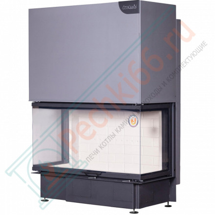 Каминная топка Дельта 1200 три стекла принтинг (Экокамин)