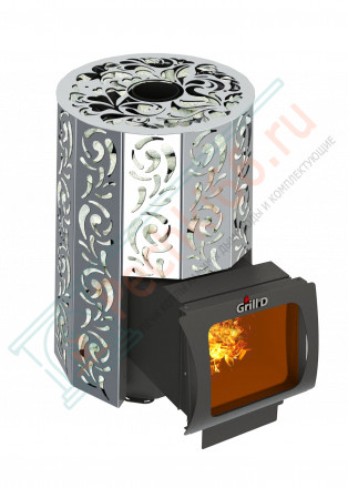 Печь для бани Violet Steel Long Window Max Pro (Grill’D)