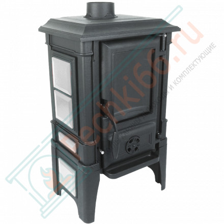 Чугунная печь-камин Arina - 1210 эмаль - cream (Guca)