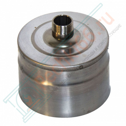 Заглушка с конденсатотводом (НЕРЖ-439/0,5) d-150 (УМК)