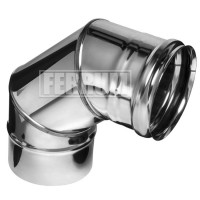 Колено 90° (НЕРЖ-430/0,5) d-180 (Ferrum GS) Колено 90° (НЕРЖ-430/0,5) d-180 (Ferrum GS)