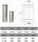 Труба прямая L=500 без изол (НЕРЖ-321/0,5) d-180 (Дымок-Lux)