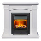 Каминокомплект Boston - Белый (Высота 925см) с электроочагом Brookline Black (Dimplex)
