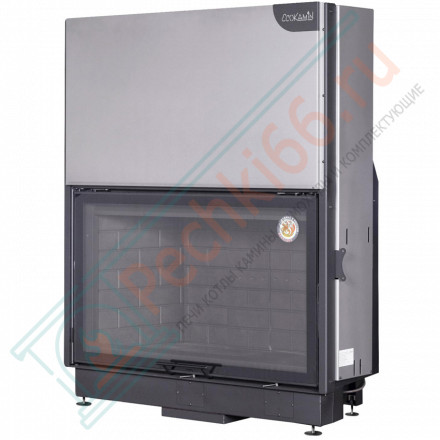 Топка Вега 1200 B принтинг черный шамот подовое горение (Экокамин)