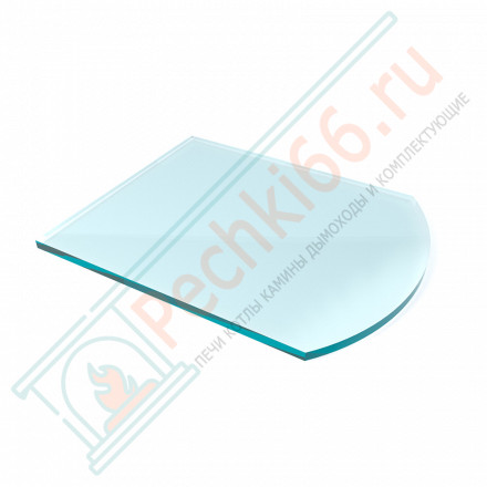 Стекло под печь камин SPK-1 сатин (белое) 1100х850х6 мм