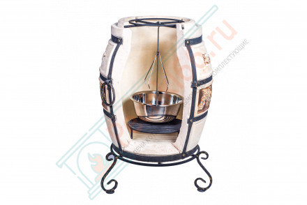 Курница для приготовления птицы с овощами, диаметр 180 мм (ТехноКерамика)