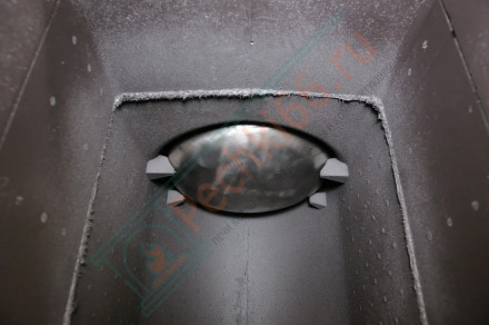 Печь банная Атмосфера L, россо леванто ламель+сетка с газовой горелкой 24 кВт (ProMetall) 20м3