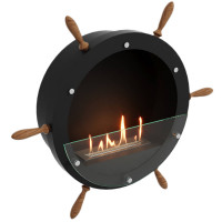 Биокамин Капитан 500 Н XS чёрный (LuxFire)