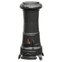 Чугунная печь Julia, черная эмаль (Plamen)