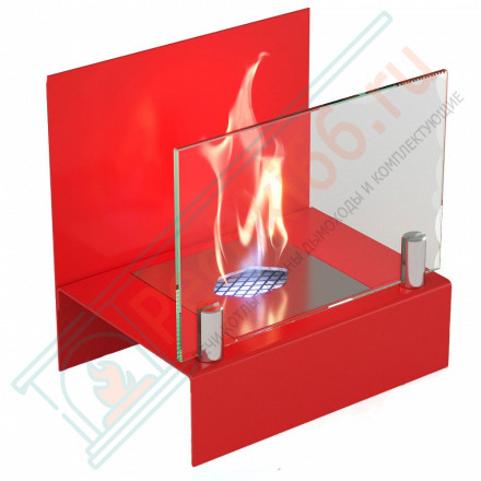 Биокамин Афиша S, красный (LuxFire)