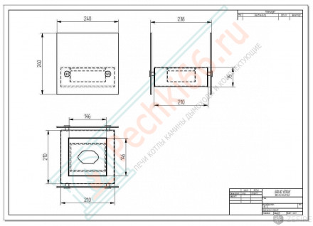 Настольный биокамин Rubicon, белый (ZeFire)