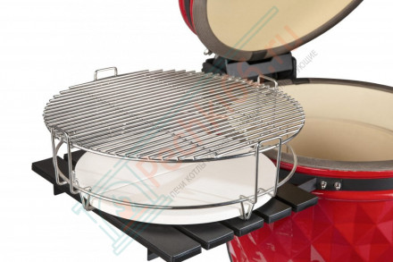 Керамический гриль Diamond Egg XL красный