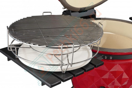 Керамический гриль Diamond Egg XL красный