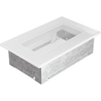 Решётка вентиляционная каминная белая 110х170 117B (Kratki)