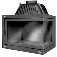 Чугунная топка W17 PB, с правым стеклом 16.1 kW (Kaw-Met)