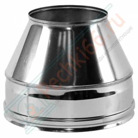 Конус Факел V50R с изол (AISI-321/0,8-AISI-304/0,5) d-130/230 (Вулкан)