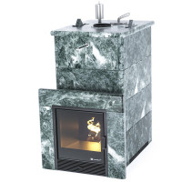 Печь для бани Геленджик в змеевике (ИзиСтим)