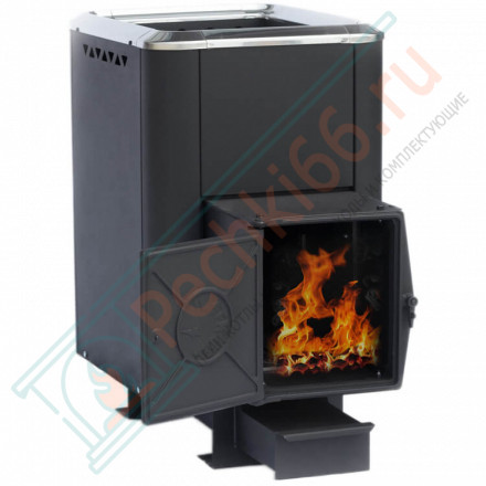 Чугунная банная печь Сибирь-18, конвекционная, с чугунной дверцей (НМК)