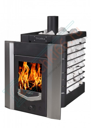 Печь для бани № 07МС с сеткой для камней (Тройка)