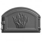 Дверца печная чугунная 223, антрацит (Везувий)