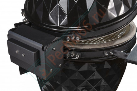 Керамический гриль Diamond Egg XL черный