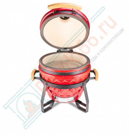 Керамический гриль Diamond Egg S красный