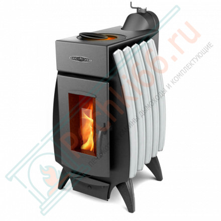 Отопительная печь Огонь-батарея 5, антрацит (T.M.F) до 100 м3