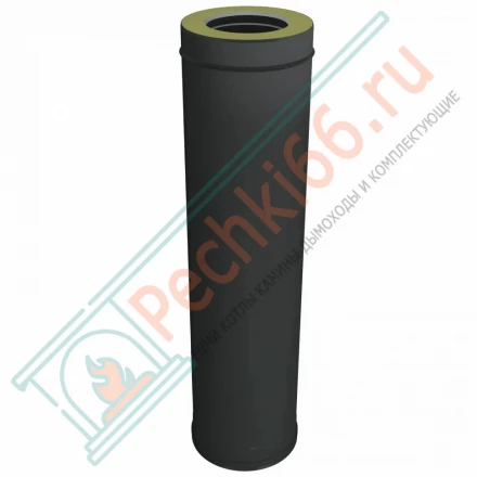 Сэндвич труба V50R с изол L=1000 (AISI-321/0,8-ОЦИНК-RAL/0,5) d-150/250 (Вулкан)