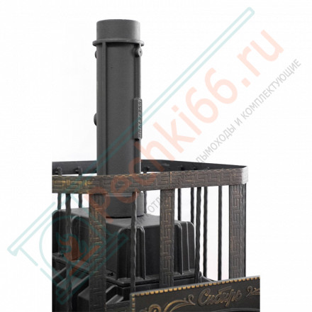 Чугунная дымоходная труба L=500, d-115 (Сибирь-НМК)