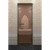 Стеклянная дверь DoorWood «Хамам бронза» в бронзовом профиле 2000х800 (по коробке)
