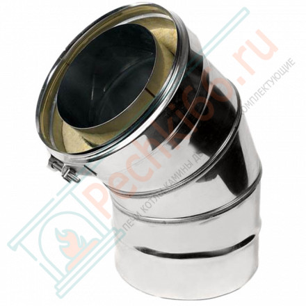 Сэндвич-отвод 30° (AISI-316L/0,5-AISI-304/0,5) d-200/250 (Craft-GS-25)