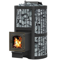 Чугунная печь для бани Ураган Стандарт 28 ДТ-4С (Везувий) до 30 м3