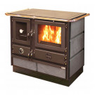 Печь-плита Magnum Super Termo Stone L/R, увеличенная топка и теплообменник, с талькохлоритом, левая или правая духовка (MBS) до 420 м3