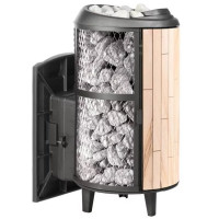 Печь банная «Атмосфера L КТТ» комбинированная Окаменевшее дерево наборное (ProMetall)