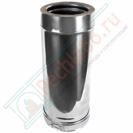 Сэндвич труба для дымохода L=500 (AISI-316L/0,5-AISI-304/0,5) d-130/230 (Craft-GS-50)