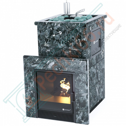 Печь для бани Сочи-М2 в пироксените с открытым верхом (ИзиСтим)