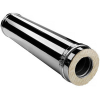 Сэндвич труба V50R с изол L=1000 (AISI-321/0,8-AISI-304/0,5) d-250/350 (Вулкан-Cerablanket)