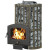 Чугунная печь для бани Ураган Ковка 28 224 (Везувий) до 30 м3