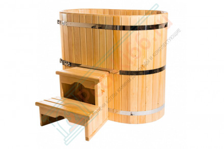 Купель кедровая овальная 120х200х100 (НКЗ)