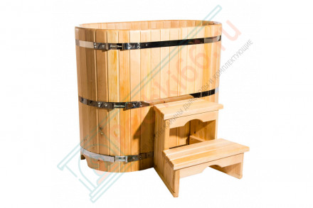 Купель кедровая овальная 120х200х100 (НКЗ)