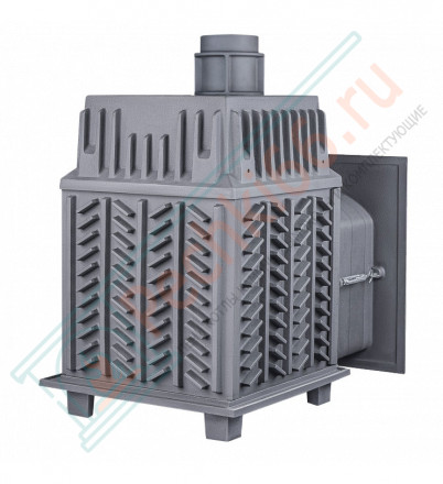 Чугунная печь для бани Гром 30 (П) (ТехноЛит)