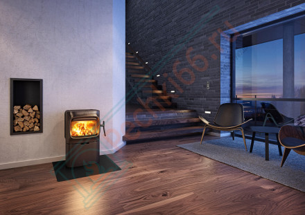 Чугунная печь-камин F 105 R B BP, стеатит (Jotul)