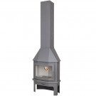 Печь-камин Мюнхен пристенно-угловой Графит (ЭкоКамин) до 240 м3 Печь-камин Мюнхен пристенно-угловой Графит (ЭкоКамин) до 240 м3