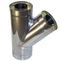 Сэндвич-тройник 135° (НЕРЖ-439/1,0-ОЦИНК/0,5) d-130/200 (УМК)