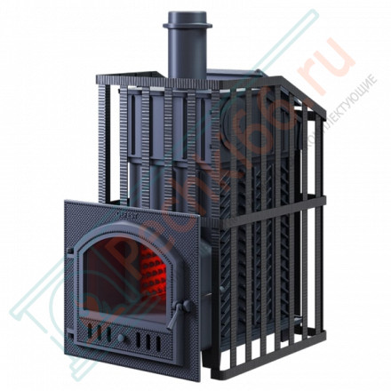 Чугунная печь для бани Гефест GFS-ЗК 30 (П) Ураган (ТехноЛит)