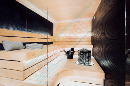 Электрическая печь Cilindro PC90E Black Steel (Harvia)