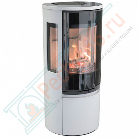Печь-камин 556G:2 Style, верх стекло, цвет белый (Contura)