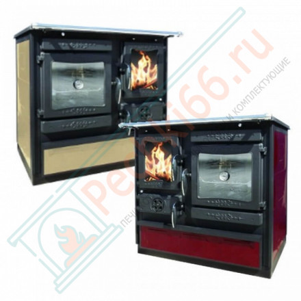 Печь-плита GULIVER THERMO CREAM левая (Guca) до 220 м3